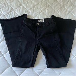 Free People Black Flare Jeans